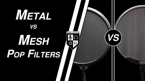 metal pop filter vs fabric|metal pop filter vs nylon.